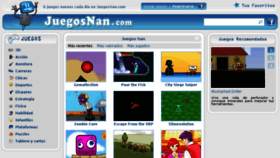 What Juegosnan.com website looked like in 2017 (7 years ago)