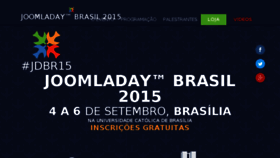 What Joomladaybrasil.org website looked like in 2017 (7 years ago)