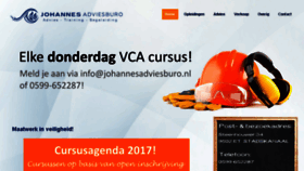 What Johannesadviesburo.nl website looked like in 2017 (7 years ago)