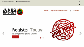 What Jumbobasket.com website looked like in 2017 (8 years ago)