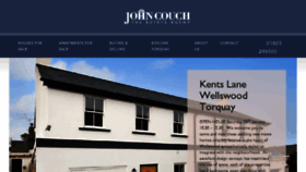 What Johncouch.co.uk website looked like in 2017 (7 years ago)