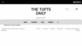 What Jumbobeat.tuftsdaily.com website looked like in 2017 (7 years ago)