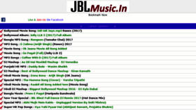What Jblmusic.in website looked like in 2017 (7 years ago)
