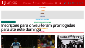 What Jornaluniao.com.br website looked like in 2017 (7 years ago)