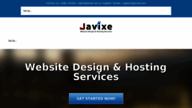 What Javixe.com website looked like in 2017 (7 years ago)