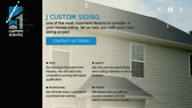 What Jcustomsiding.com website looked like in 2017 (7 years ago)