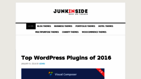 What Junkinside.com website looked like in 2017 (7 years ago)