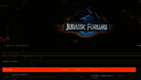 What Jurassicforums.com website looked like in 2017 (7 years ago)