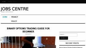 What Jobscentre.co.za website looked like in 2017 (7 years ago)