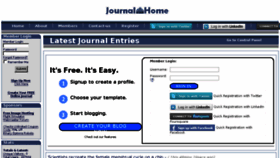 What Journalhome.com website looked like in 2017 (7 years ago)