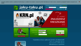 What Jaku-taku.pl website looked like in 2017 (7 years ago)
