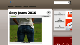 What Jeansszene.de website looked like in 2017 (7 years ago)