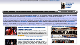 What Jonathanlambert.fr website looked like in 2017 (7 years ago)