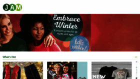 What Jamclothing.co.za website looked like in 2017 (8 years ago)