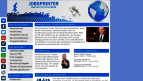 What Jobsprinter.de website looked like in 2017 (7 years ago)