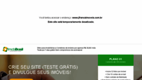 What Jfrancaimoveis.com.br website looked like in 2017 (7 years ago)