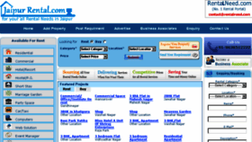 What Jaipurrental.com website looked like in 2017 (6 years ago)