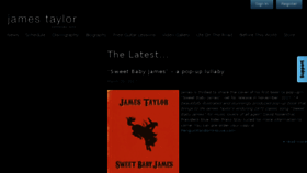 What Jamestaylor.com website looked like in 2017 (7 years ago)
