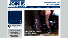 What Jointscouplings.com website looked like in 2017 (7 years ago)