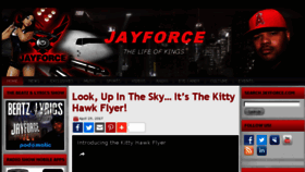 What Jayforce.com website looked like in 2017 (7 years ago)