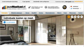 What Jouwmaatkast.nl website looked like in 2017 (7 years ago)