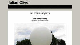 What Julianoliver.com website looked like in 2017 (7 years ago)