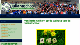 What Julianaschoolrhoon.nl website looked like in 2017 (7 years ago)