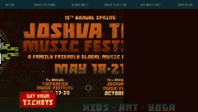 What Joshuatreemusicfestival.com website looked like in 2017 (7 years ago)