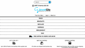 What Jewelglo.com website looked like in 2017 (6 years ago)