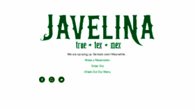 What Javelinatexmex.com website looked like in 2017 (7 years ago)