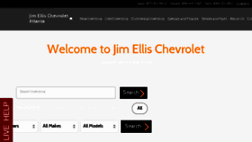 What Jimellischevrolet.com website looked like in 2017 (7 years ago)