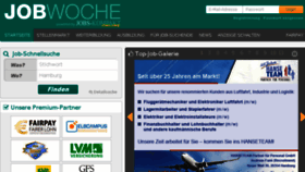 What Jobwoche.de website looked like in 2017 (7 years ago)