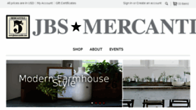 What Jbsmercantile.com website looked like in 2017 (7 years ago)