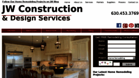 What Jwconstructionanddesign.com website looked like in 2017 (7 years ago)