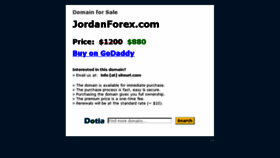 What Jordanforex.com website looked like in 2017 (6 years ago)