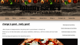 What Johnnygarlics.com website looked like in 2017 (7 years ago)