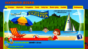 What Jachtamachovojezero.cz website looked like in 2017 (6 years ago)