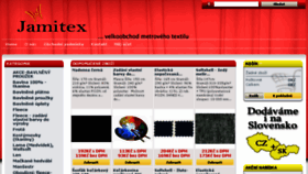 What Jamitex.cz website looked like in 2017 (7 years ago)
