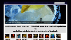 What Justdrink.dk website looked like in 2017 (6 years ago)