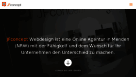 What Jfconcept.de website looked like in 2017 (6 years ago)