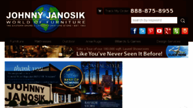 What Johnnyjanosik.com website looked like in 2017 (7 years ago)