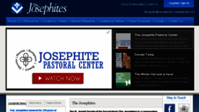 What Josephites.org website looked like in 2017 (6 years ago)