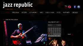 What Jazzrepublic.cz website looked like in 2017 (6 years ago)