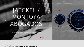 What Jaeckelmontoya.com website looked like in 2017 (7 years ago)