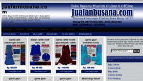What Jualanbusana.com website looked like in 2017 (6 years ago)