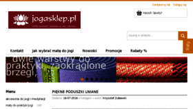 What Jogasklep.pl website looked like in 2017 (6 years ago)
