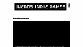 What Juegosindiegames.com website looked like in 2017 (6 years ago)