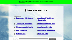 What Jobvacancies.com website looked like in 2017 (6 years ago)