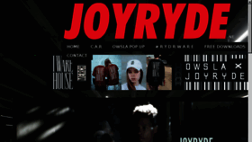 What Joyryde.net website looked like in 2017 (6 years ago)