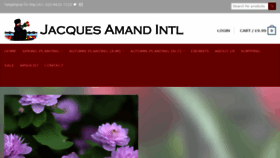 What Jacquesamandintl.com website looked like in 2017 (6 years ago)
